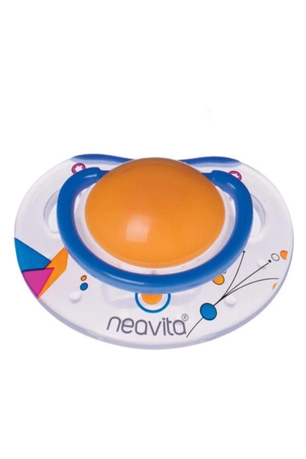 Neavita Ortodontik Emzik Desenli (3 Ay ) Turuncu - Image 1