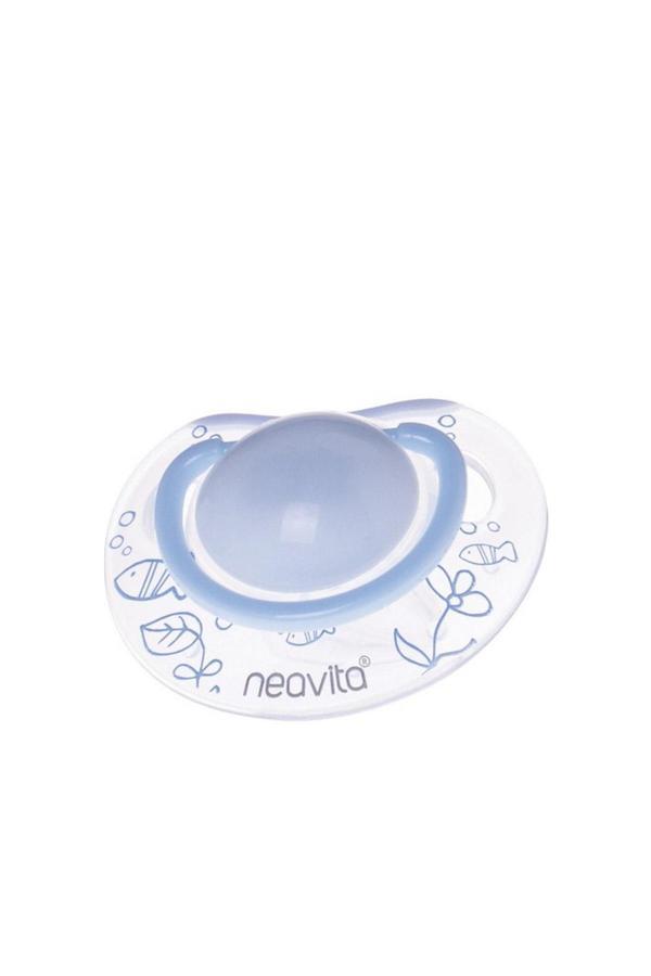Neavita Ortodontik Emzik Desenli (3 Ay ) Mavi - Image 1