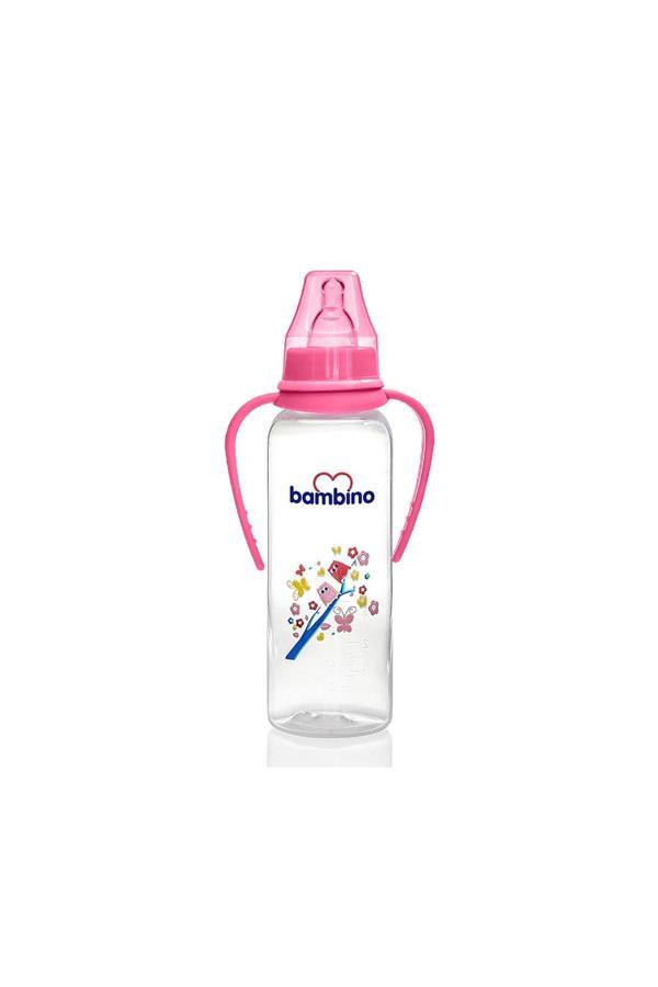 Bambino 0 Ay Natural Pp Kulplu Biberon 250 Ml - Pembe - Image 1