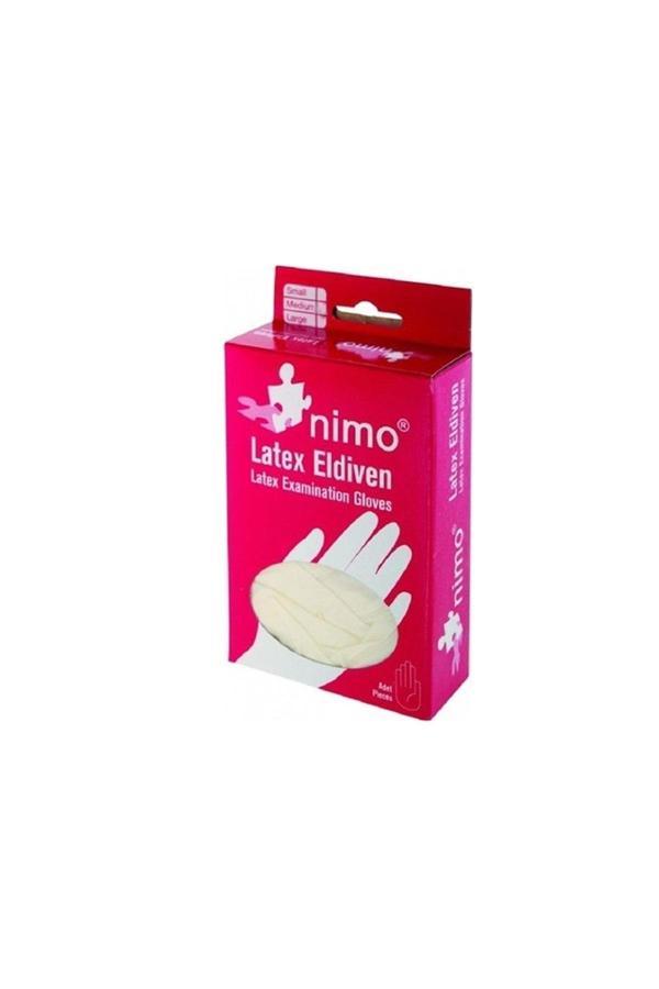 Nimo Lateks Eldiven 8 Adet Medium - Image 1