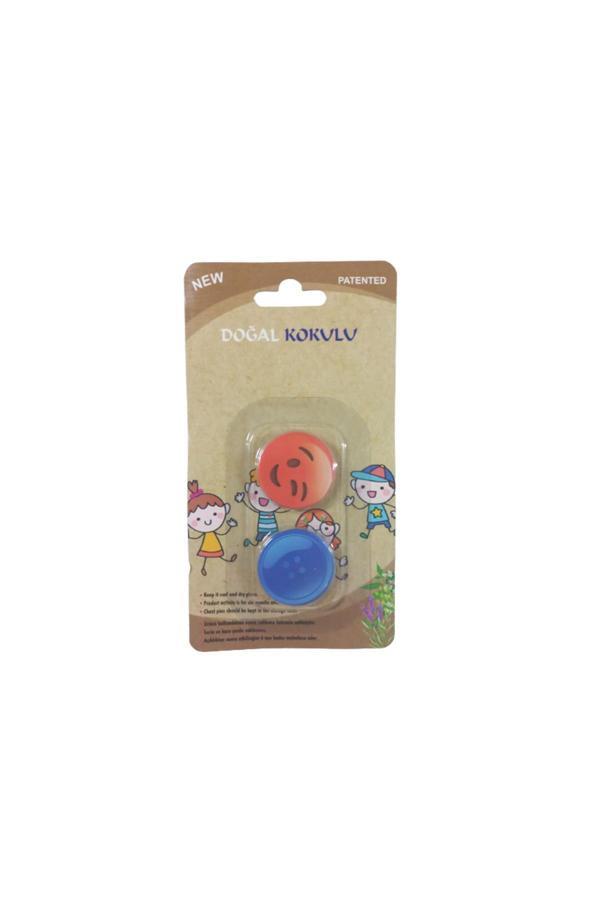 Headlice Stopper Doğal Kokulu Bit Rozeti 2 Li Mavi Ve Kırmızı - Image 1