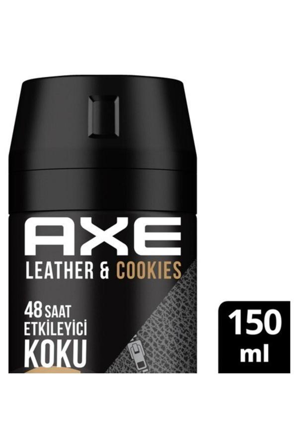 Axe Erkek Deodorant & Bodyspray Leather & Cookies 48 Saat Etkileyici Koku 150 Ml - Image 1