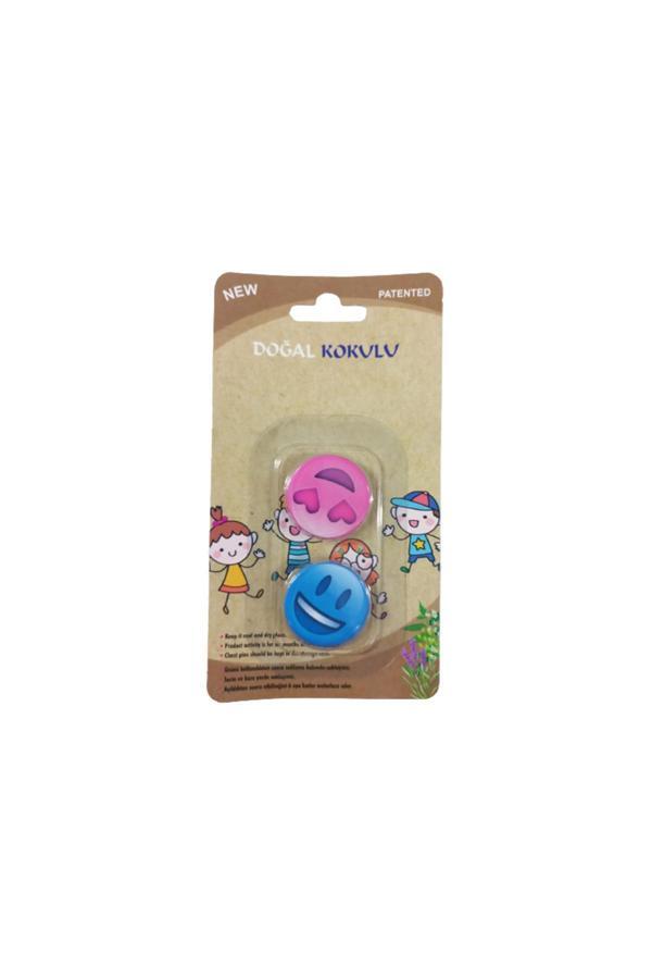 Headlice Stopper Doğal Kokulu Bit Rozeti 2 Li Mavi Ve Pembe - Image 1