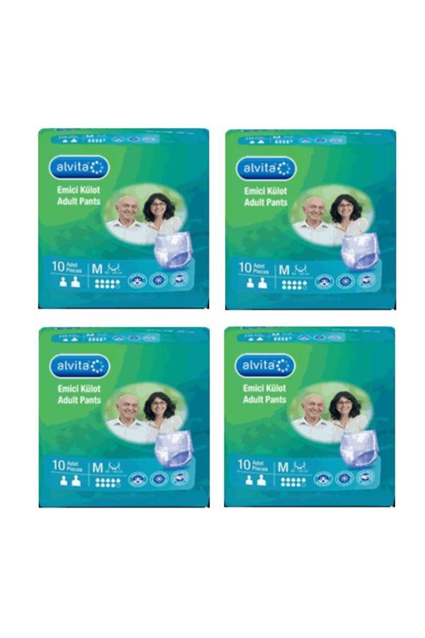 Alvita Emici Külot Medium 4 Paket ( 40 Adet) - Image 1