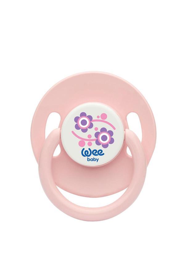 Wee Baby 857 Yuvarlak Gövdeli Yuvarlak Uçlu Emzik No: 3 Pembe - Image 1