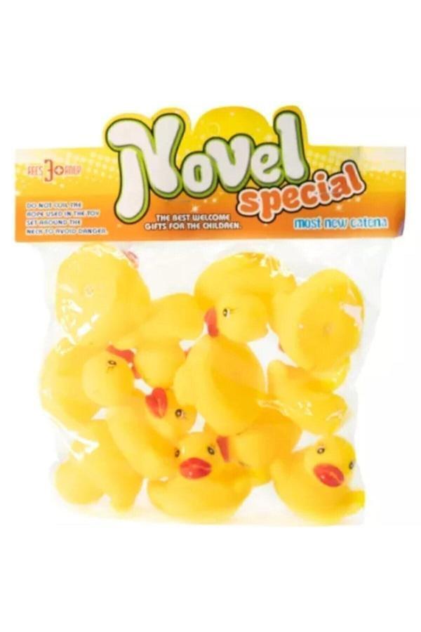 Novela Vinil Ördek 12'Li Banyo Oyuncağı Novel 12 Adet - Novela - Image 1