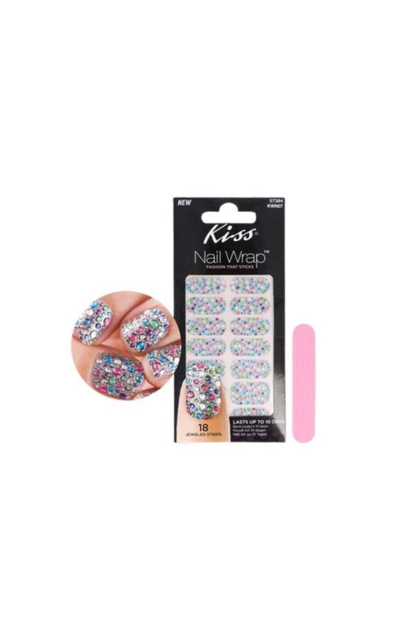 Kiss Sticker Oje - Nail Wrap 57384 Kwn07 18 Adet - Image 1