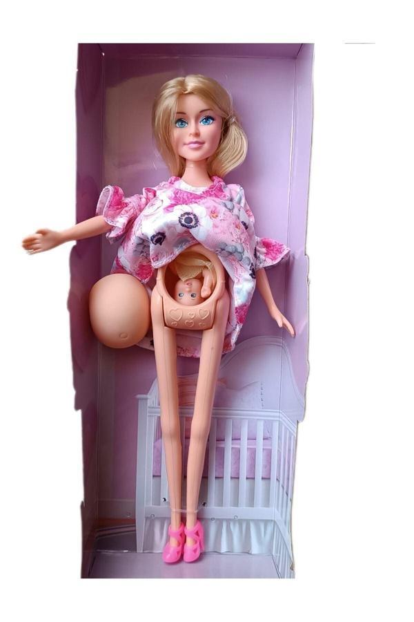 Lrs Store Oyuncak Karnı Açılan Hamile Bebek Kaliteli Model Bebek Ve Bebeği Hamile Yeni Doğan Bebek Y058 - Image 1