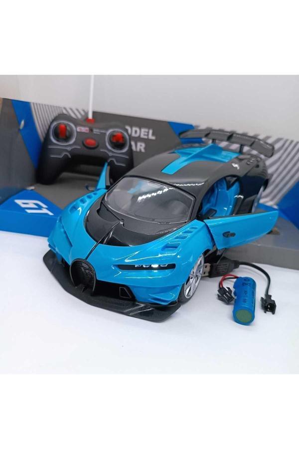 Lrs Store Uzaktan Kumandalı Şarjlı Araba Kapıları Açılan Bugatti Chiron 26,5 Cm Şık Tasarım Yüksek Kalite - Image 1