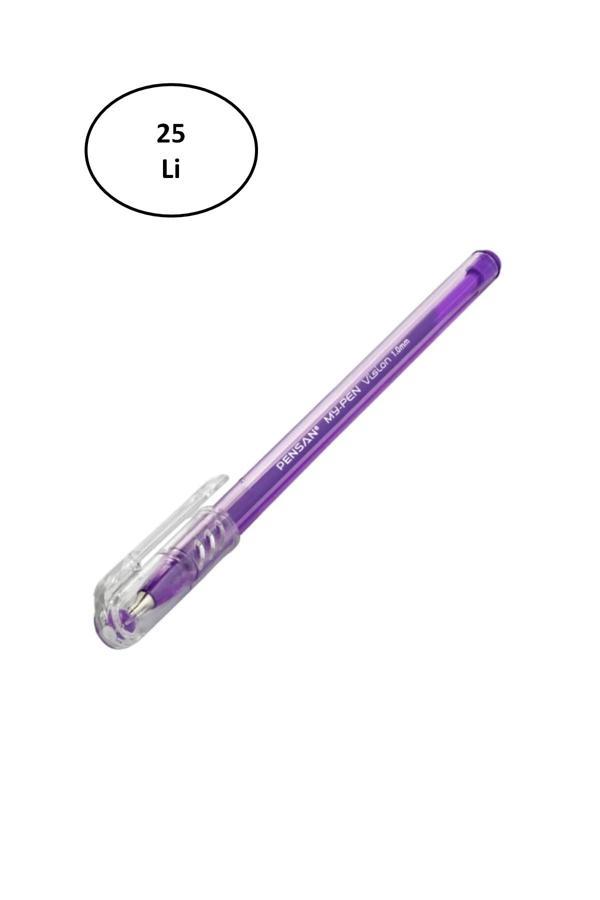 Pensan My-Pen Tükenmez Kalem 1 Mm Mor 25'li - Image 1