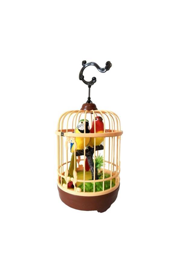 Vardem Pilli Kuş Sesli Kuş Cenneti Kafesli Oyuncak Hl518-2 - Image 1