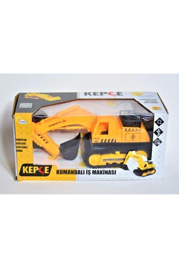 Duman Oyuncak Uzaktan Kumandalı 2 Fonksiyonlu Oyuncak Iş Makinası - Image 1