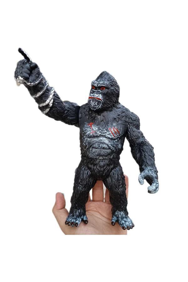 Lrs Store Godzilla Vs. Kong Giant King Kong Kral Goril Eklemli Aksiyon Figür Karakter Oyuncak Büyük Boy 25 Cm - Image 1