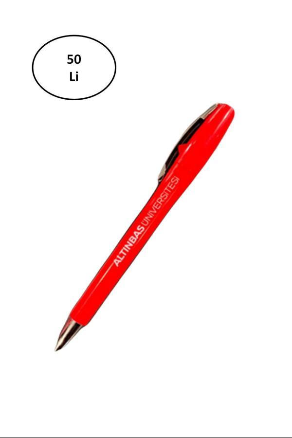 Pensan Üçgen Tr-23 Tükenmez Kalem Kırmızı 50 Li - Image 1