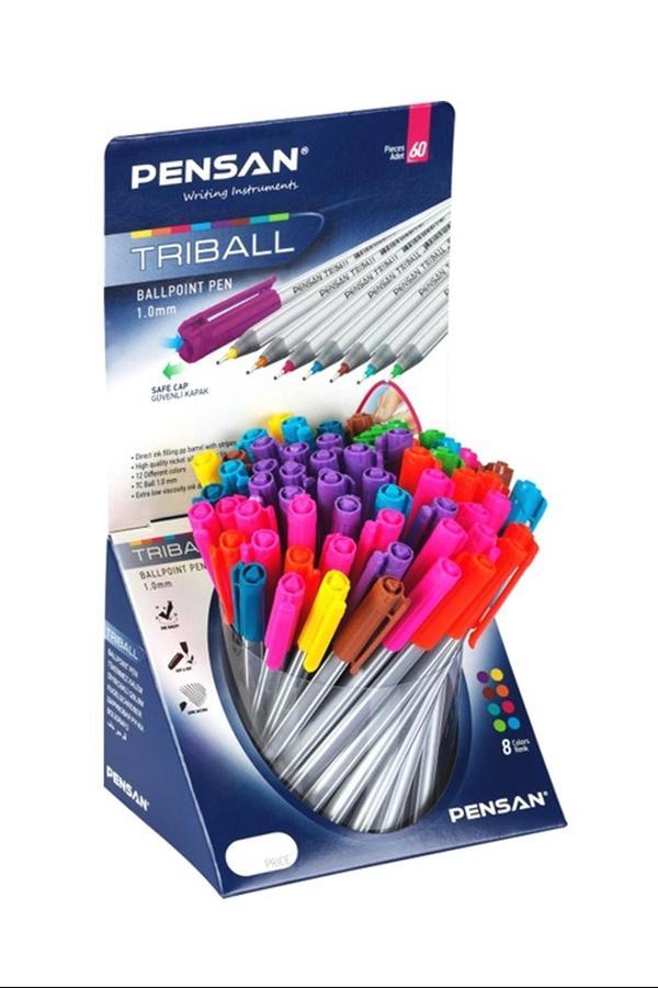 Pensan Triball Tükenmez Kalem Renki 60'lı - Image 1