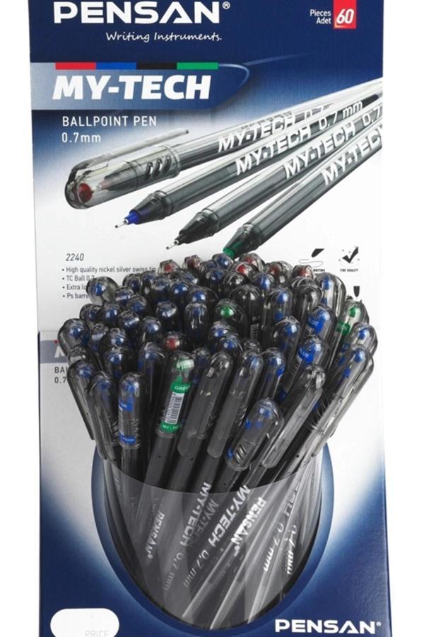 Pensan 0,7 Mm My-Tech Tükenmez Kalem Msky 60Lı - Image 1