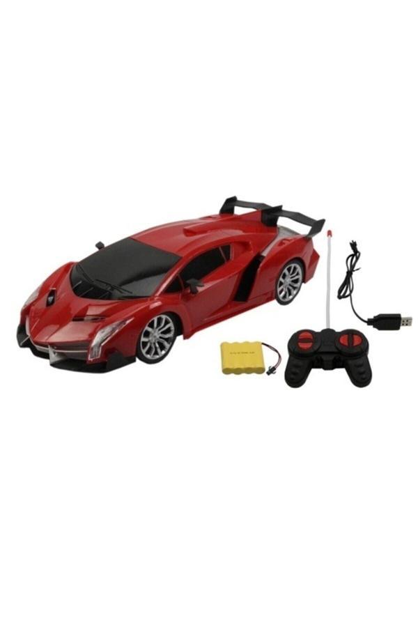 Enashop Uzaktan Kumandalı Spor Araba Şarjlı 1:16 Işıklı Yarış Aracı - Image 1