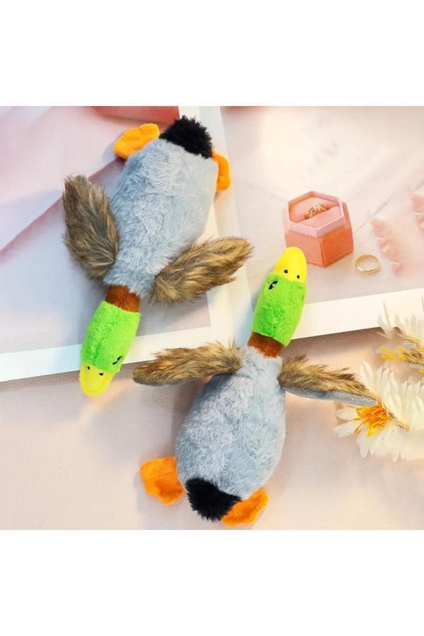 Lrs Store Köpek Oyuncağı Peluş Ördek Dayanıklı Sesli Yüksek Kalite Pet Toys - Image 1