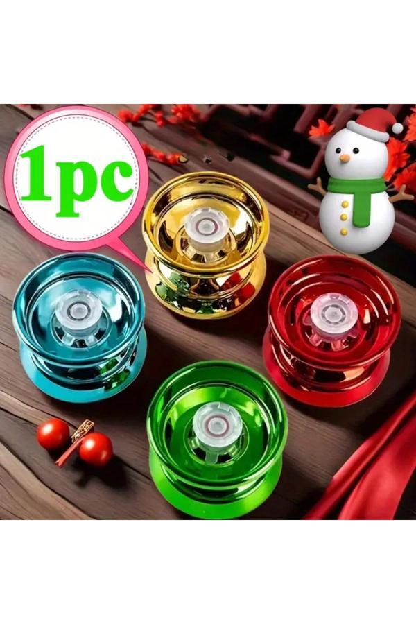 Lrs Store Metal Alaşım Pro Yoyo Nostaljik Topaç Oyuncak Kaliteli Extra Rulmanlı Pro Yo-Yo 1 Adet Spor Oyuncak - Image 1