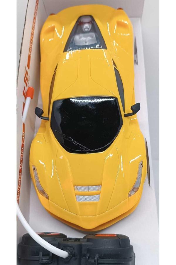 Lrs Store Uzaktan Kumandalı Araba Full Fonksiyon 26 Cm Ferrari 1:16 Ölçek Şık Tasarım Farlar Işıklı - Image 1