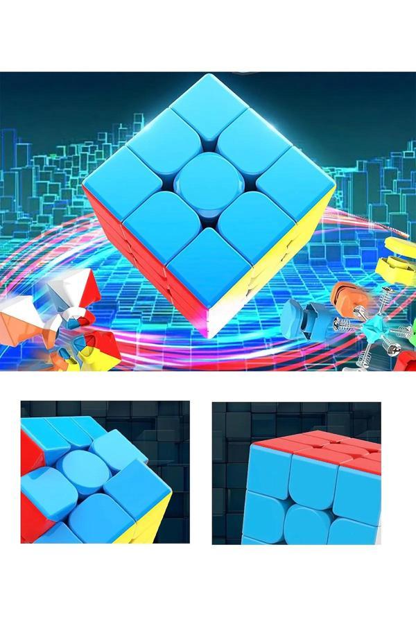 Lrs Store Speed Cupe Rubik Küp Zeka Küpü 3X3 Canlı Renkler Hız Küpü,Fidget Oyuncak Akıl Küpü Zeka Oyunu - Image 1
