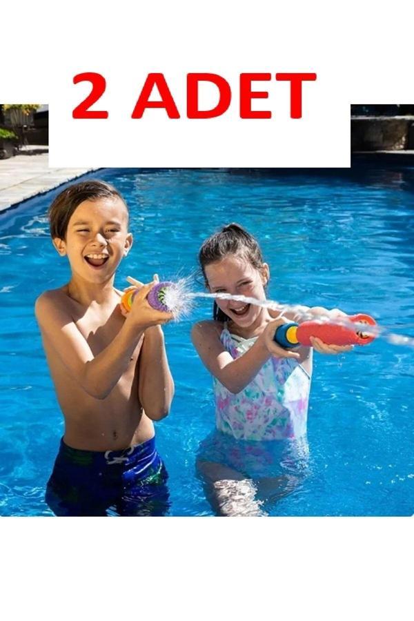 Lrs Store 2 Adet Su Pompası Havuz Oyuncağı Süngerli Pompalı Köpük Su Tabancası - Image 1