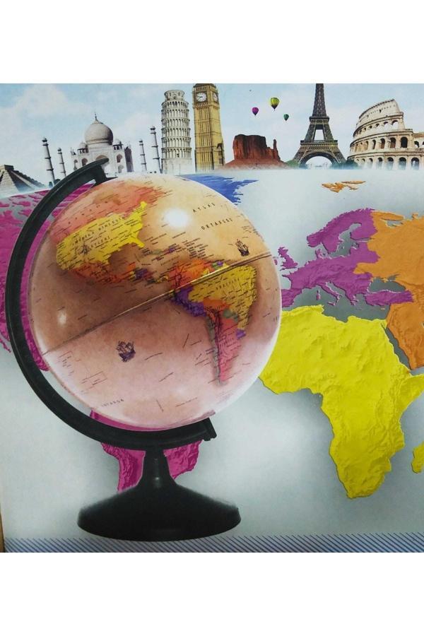 Lrs Store Işıklı Antik Küre / Dünya Küresi 20 Cm Eğitici Harita Gece Lambası Yüksek Kalite - Image 1
