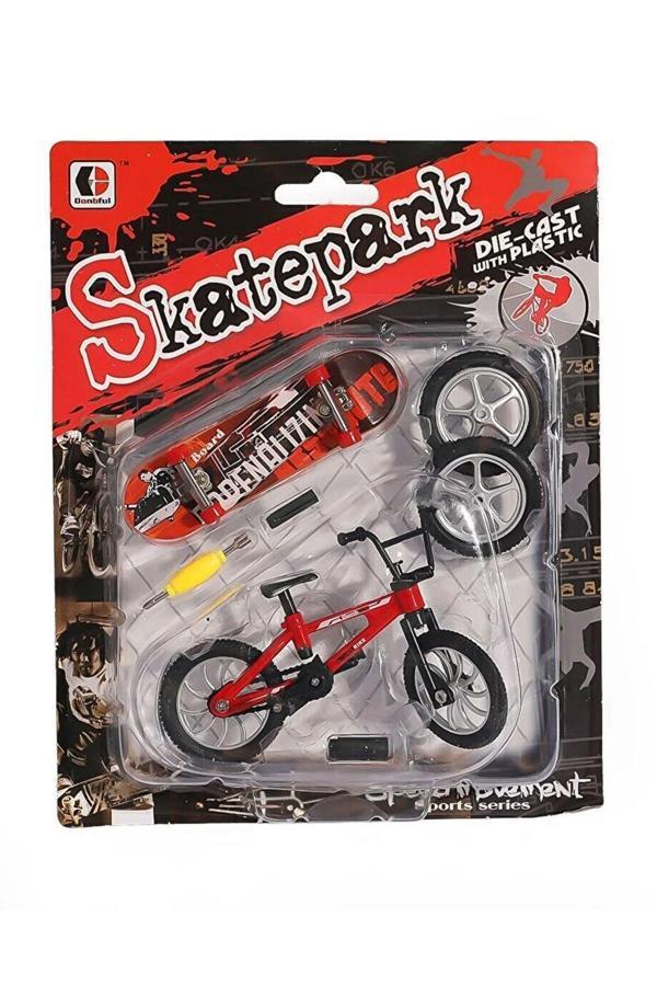 Lrs Store Donbful Finger Skateboard Parmak Kaykay Ve Bisiklet Oyun Seti Aksesuarlı - Image 1