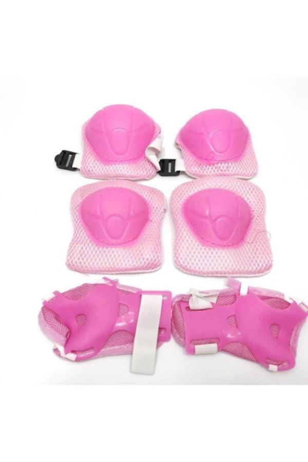 Lrs Store Kız Çocuk Bisiklet Scooter Dizlik Dirseklik Korucu Eldiven Bisiklet Scooter Koruyucu Set Ekipman - Image 1