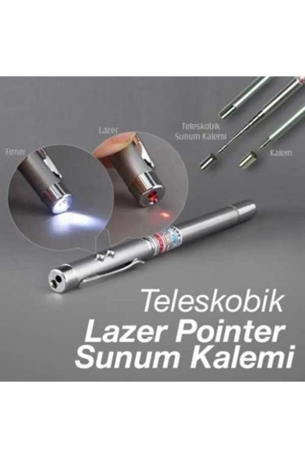 Lrs Store Teleskopik Lazer Ve El Fenerli Sunum Kalemi Özel Kutulu - Image 1