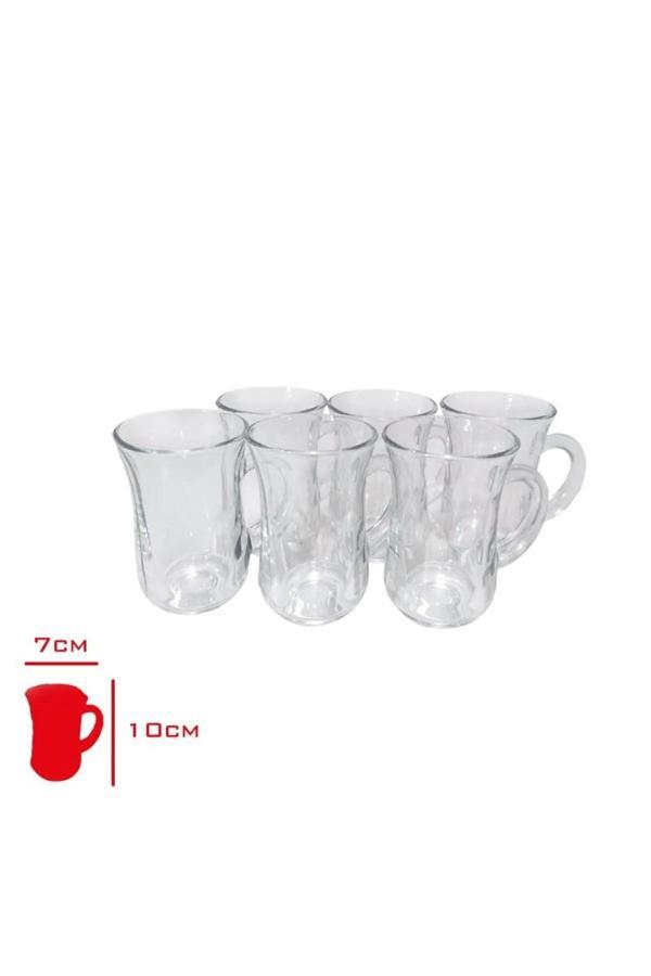Bardak Kulplu 6 Li Istikane Mug Royaleks-81674 - Image 1