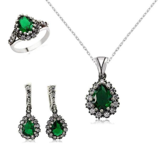 Gümüş Hürrem Sultan Bayan Set  SL2308 - Image 1