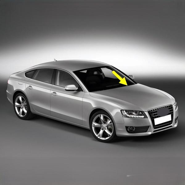 Audi A5 Sportback 2008-2011 Ön Cam 8K1955407 Sol Sürücü Silecek Kolu - Image 1