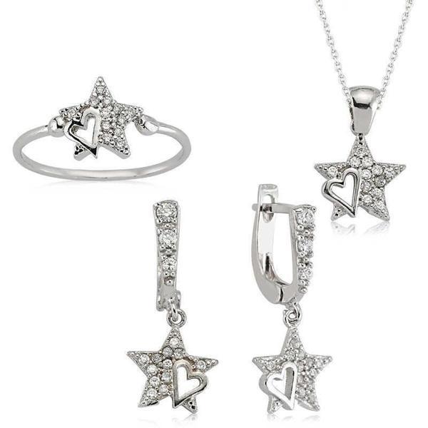 Gümüş Yıldız Bayan Set SL2291 - Image 1