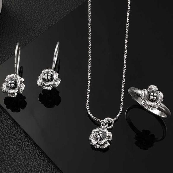 Gümüş Gül Kadın Set  SL6032 - Image 1