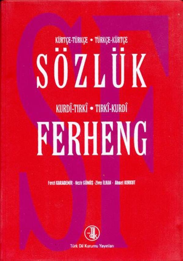 Sözlük Ferheng Kürtçe - Türkçe  - Kurdi - Tırki - Türk Dil Kurumu Yayınları - Image 1
