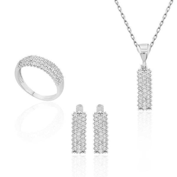 Gümüş Su Yolu Bayan Set SL2273 - Image 1