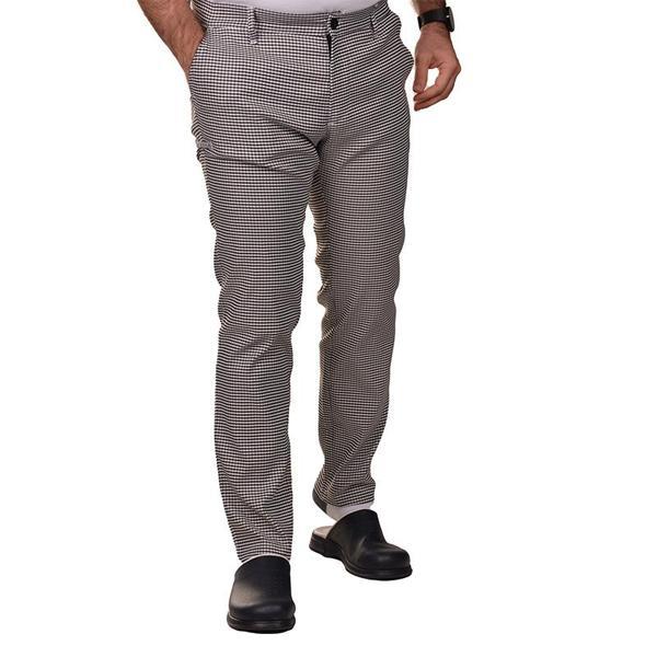 Formteks Likralı Aşçı Pantolon Pötikare - Image 1