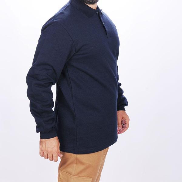 Formteks İş Sweatshirt Polo Yaka Lacivert - Image 1