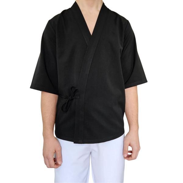 Formteks Sushi Şef Kimono Ceketi  Siyah - Image 1