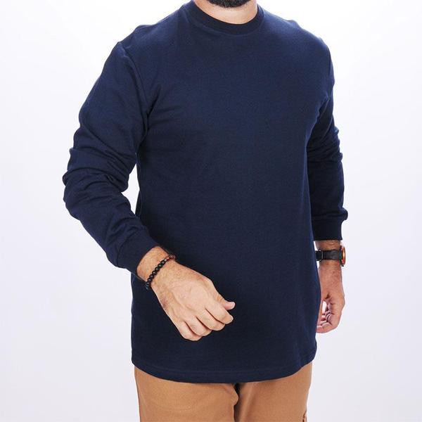 Formteks İş Sweatshirt Bisiklet Yaka Lacivert - Image 1