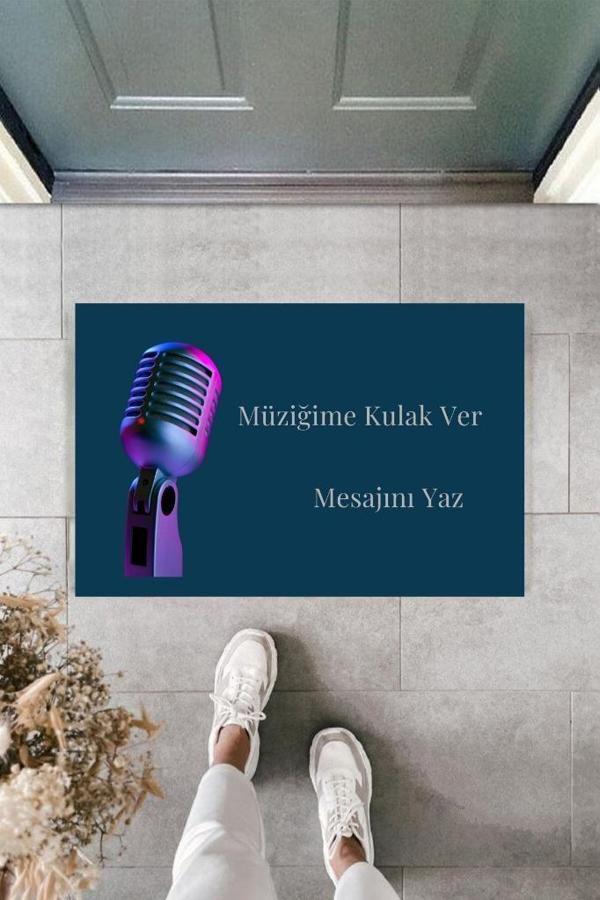 Dijital Baskı Kişiye Özel İç Kapı Dekorasyon Paspas  PS11205 - Image 1