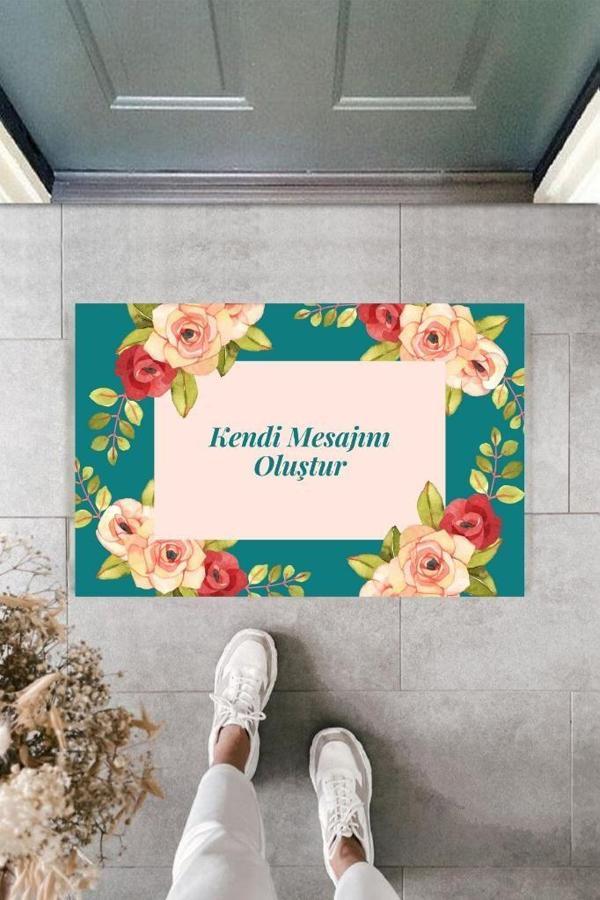 Dijital Baskı Kişiye Özel İç Kapı Dekorasyon Paspas  PS11286 - Image 1