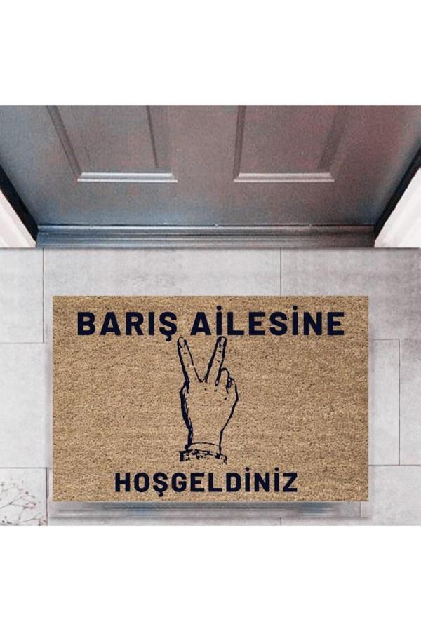 Kapı Önü Paspası Dekoratif Dijital Baskı Kişiye Özel P-2447 - Image 1