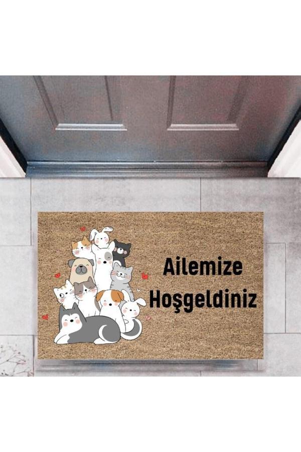 Kapı Önü Paspası Dekoratif Dijital Baskı Kişiye Özel P-2413 - Image 1