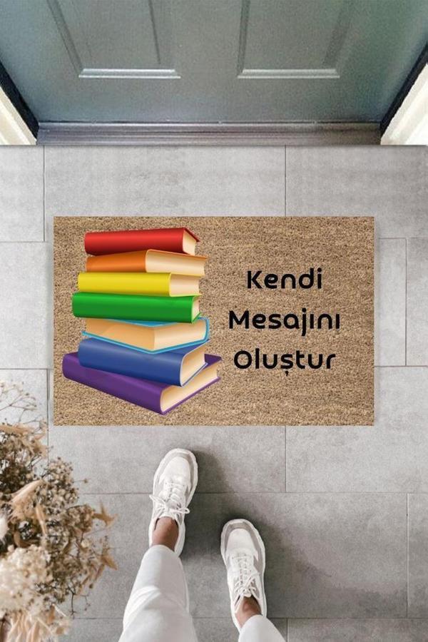 Dijital Baskı Kişiye Özel İç Kapı Dekorasyon Paspas  PS11239 - Image 1
