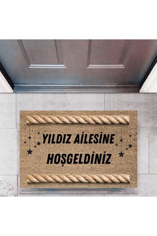 Kapı Önü Paspası Dekoratif Dijital Baskı Kişiye Özel P-2500 - Image 1
