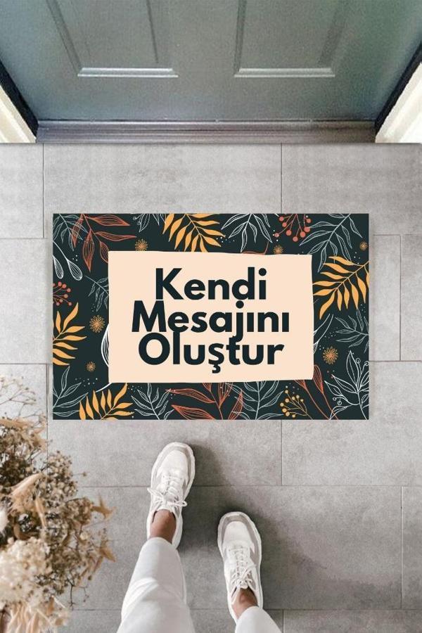 Dijital Baskı Kişiye Özel İç Kapı Dekorasyon Paspas PS11303 - Image 1