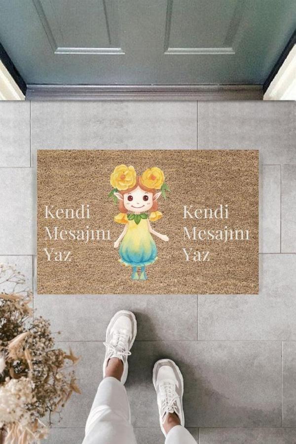 Dijital Baskı Kişiye Özel İç Kapı Dekorasyon Paspas  PS11198 - Image 1