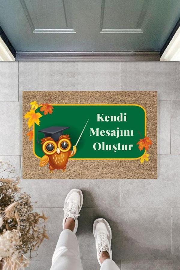 Dijital Baskı Kişiye Özel İç Kapı Dekorasyon Paspas  PS11226 - Image 1